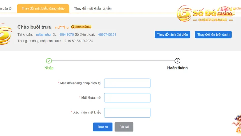 Thay đổi mật khẩu 6 tháng 1 lần để bảo vệ tài khoản của bạn