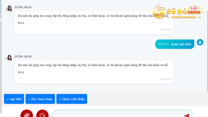 Trao đổi trực tiếp và nhanh chóng với nhân viên thông qua live chat